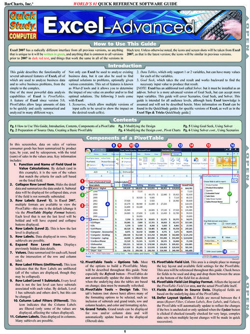 Title details for Excel Advanced by BarCharts Publishing, Inc. - Available